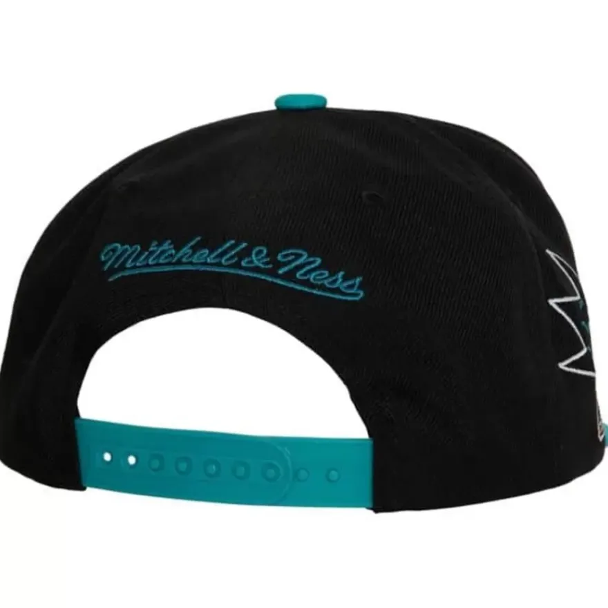 Mitchell & Ness Snapback-Vintage Script Snapback San Jose Sharks