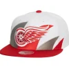 Mitchell & Ness Snapback-Vintage Sharktooth Snapback Detroit Red Wings