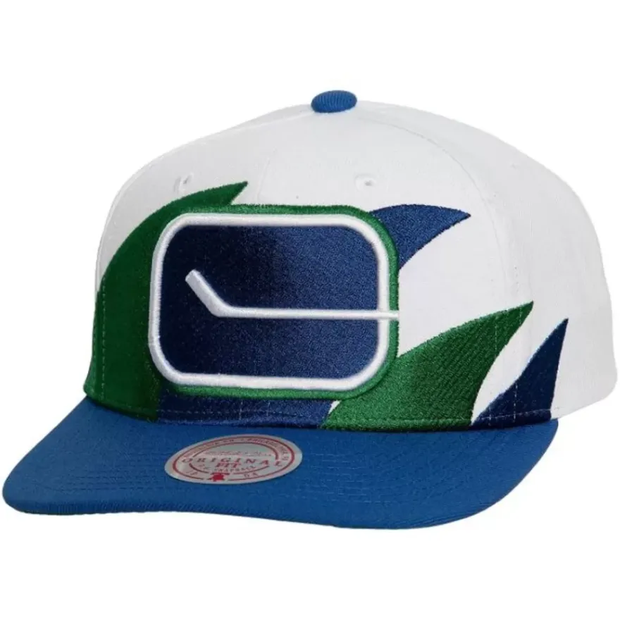 Mitchell & Ness Snapback-Vintage Sharktooth Snapback Vancouver Canucks