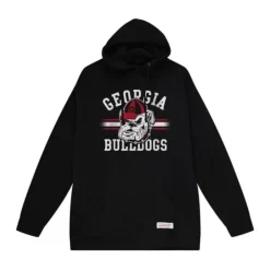 Mitchell & Ness Hoodies & Sweatshirts-Vintage Stripes Pullover University Of Georgia