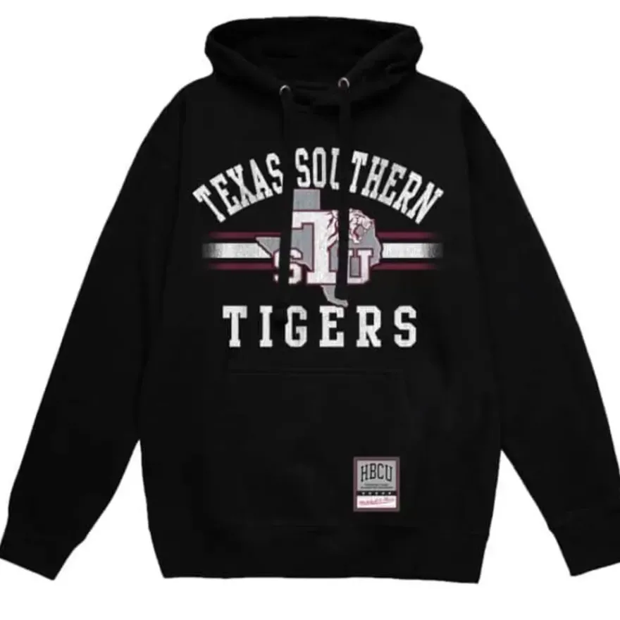 Mitchell & Ness Hoodies & Sweatshirts-Vintage Stripes Pullover Texas Southern University