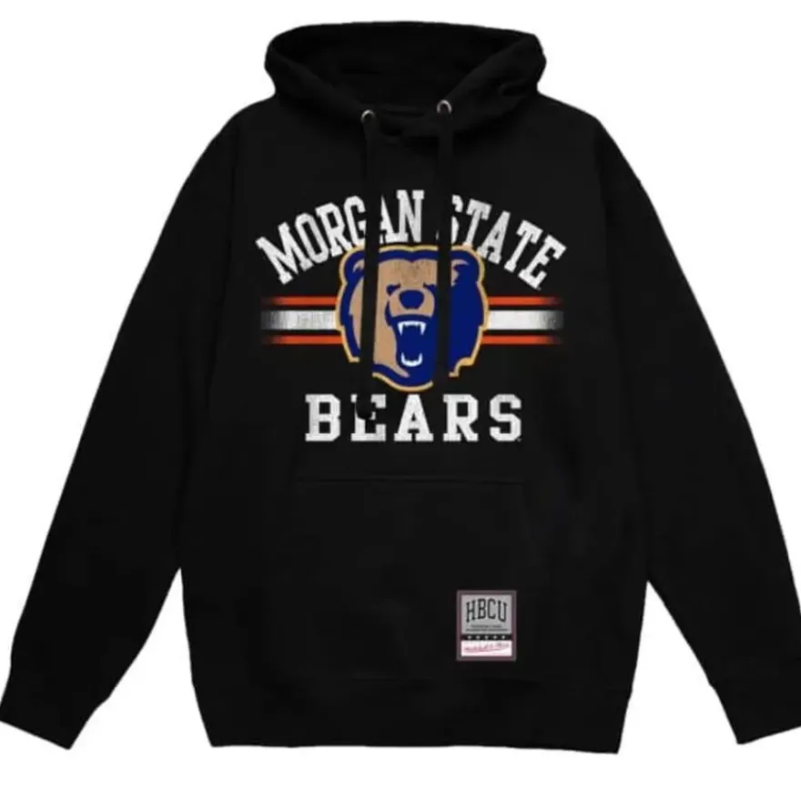 Mitchell & Ness Hoodies & Sweatshirts-Vintage Stripes Pullover Morgan State University