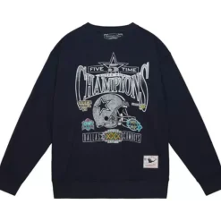 Mitchell & Ness Hoodies & Sweatshirts-Vtg Super Bowl Crew Dallas Cowboys