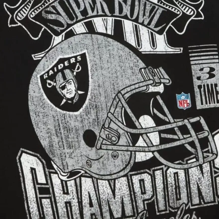 Mitchell & Ness Hoodies & Sweatshirts-Vtg Super Bowl Crew Oakland Raiders