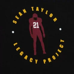 Mitchell & Ness T-Shirts & Tops-Washington Legacy N&N Ls Tee Sean Taylor