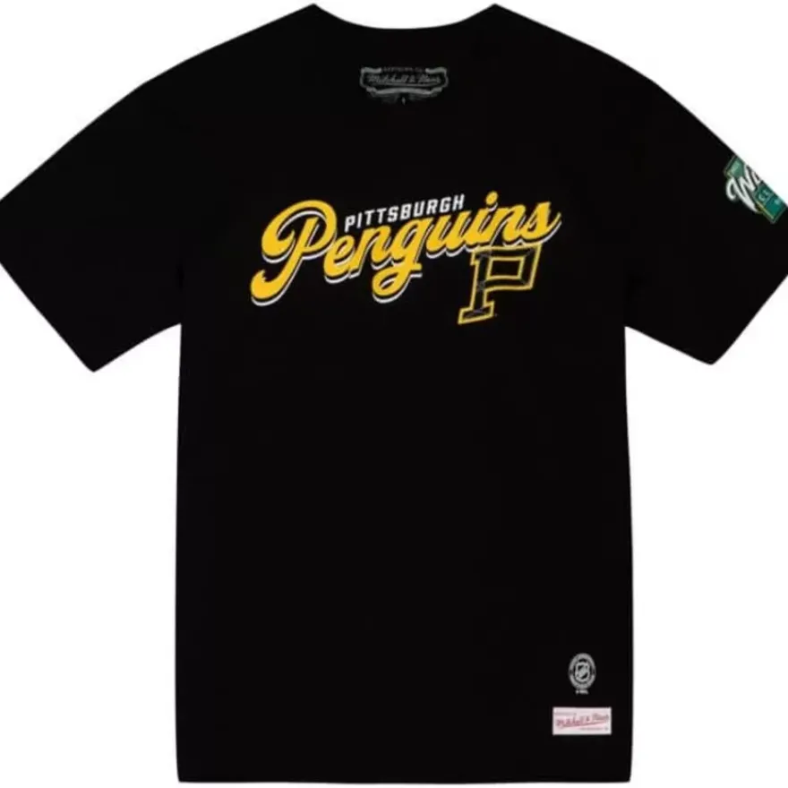 Mitchell & Ness T-Shirts & Tops-Winter Classic Lockup Tee Pittsburgh Penguins