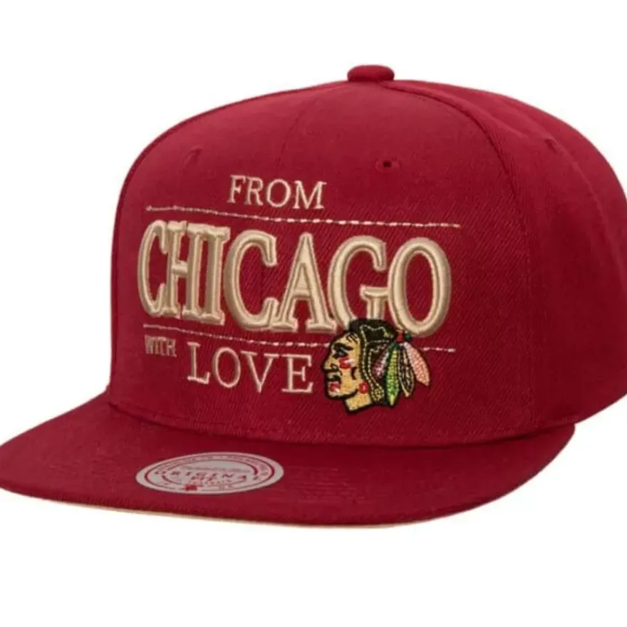 Mitchell & Ness Snapback-With Love Snapback Chicago Blackhawks