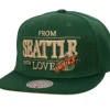 Mitchell & Ness Snapback-With Love Snapback Hwc Seattle Supersonics