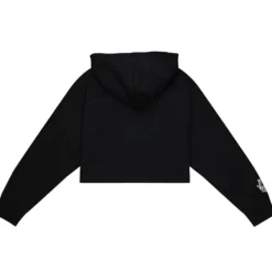 Mitchell & Ness Hoodies & Sweatshirts-Womens Big Face 4.0 Crop Hoodie Boston Celtics