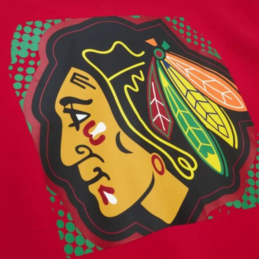 Mitchell & Ness Hoodies & Sweatshirts-Women'S Big Face 7.0 Hoodie Chicago Blackhawks