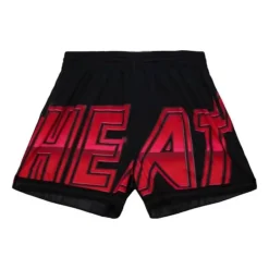 Mitchell & Ness Shorts-Womens Big Face 4.0 Shorts Miami Heat