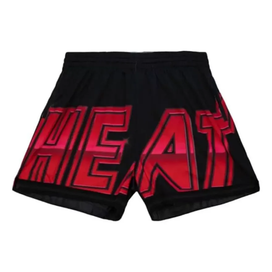 Mitchell & Ness Shorts-Womens Big Face 4.0 Shorts Miami Heat
