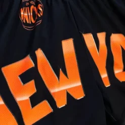 Mitchell & Ness Shorts-Womens Big Face 4.0 Shorts New York Knicks