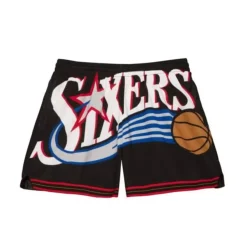 Mitchell & Ness Shorts-Women'S Big Face 3.0 Shorts Philadelphia 76Ers