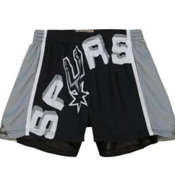 Mitchell & Ness Shorts-Womens Big Face 3.0 Shorts San Antonio Spurs