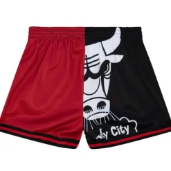 Mitchell & Ness Shorts-Womens Big Face Shorts 5.0 Chicago Bulls