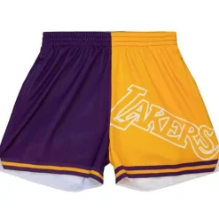 Mitchell & Ness Shorts-Womens Big Face Shorts 5.0 Los Angeles Lakers