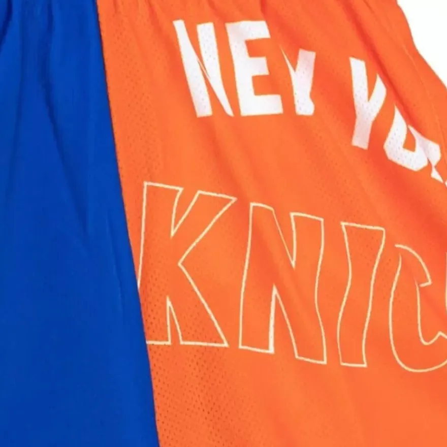 Mitchell & Ness Shorts-Womens Big Face Shorts 5.0 New York Knicks