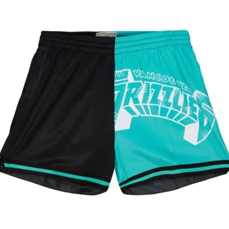 Mitchell & Ness Shorts-Womens Big Face Shorts 5.0 Vancouver Grizzlies