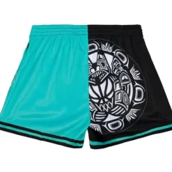 Mitchell & Ness Shorts-Womens Big Face Shorts 5.0 Vancouver Grizzlies