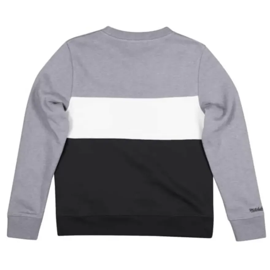 Mitchell & Ness Hoodies & Sweatshirts-Women'S Color Block Crew 2.0 Oakland Raiders