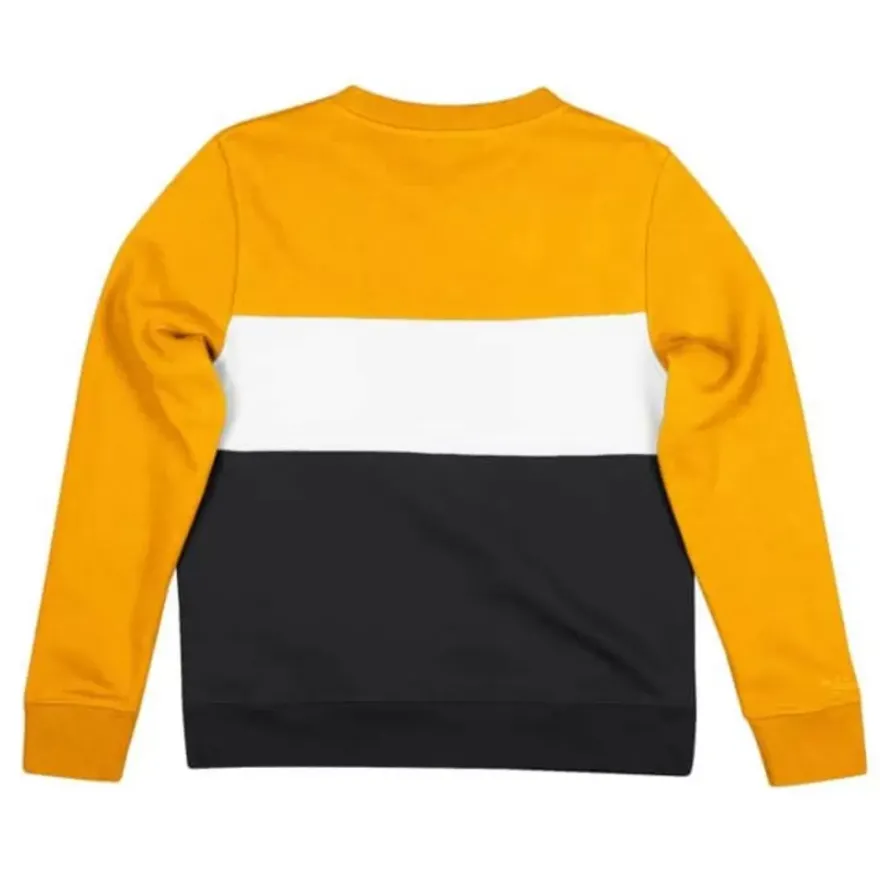 Mitchell & Ness Hoodies & Sweatshirts-Women'S Color Block Crew 2.0 Pittsburgh Steelers