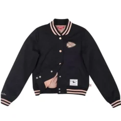 Mitchell & Ness Jackets & Outerwear-Womens Frontline Mesh Button Up Jacket Kansas City Chiefs