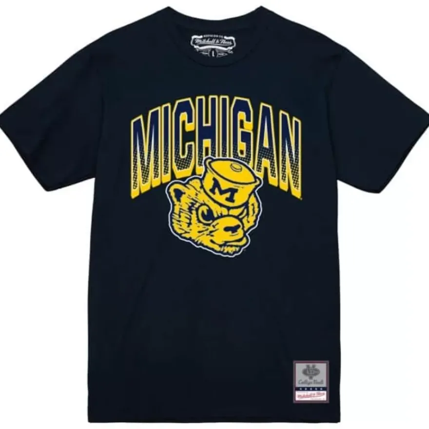 Mitchell & Ness T-Shirts & Tops-Womens Halftime Tee University Of Michigan