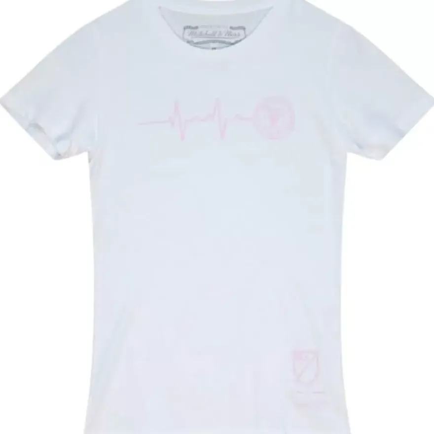 Mitchell & Ness T-Shirts & Tops-Womens Heart Beat Tee Inter Miami Cf