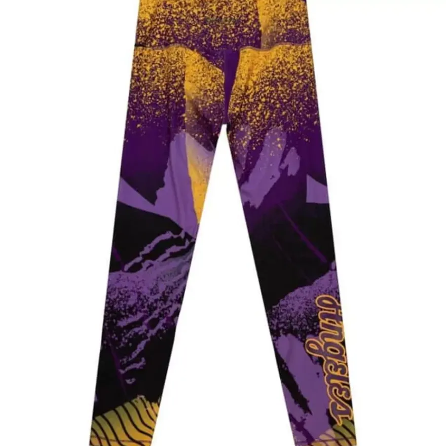 Mitchell & Ness Pants-Womens Leggings Los Angeles Lakers