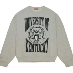 Mitchell & Ness Hoodies & Sweatshirts-Women'S Logo Lightweight Crew 3.0 University Of Kentucky