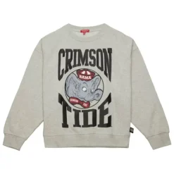 Mitchell & Ness Hoodies & Sweatshirts-Women'S Logo Lightweight Crew 3.0 University Of Alabama