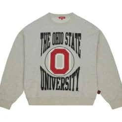 Mitchell & Ness Hoodies & Sweatshirts-Women'S Logo Lightweight Crew 3.0 Ohio State