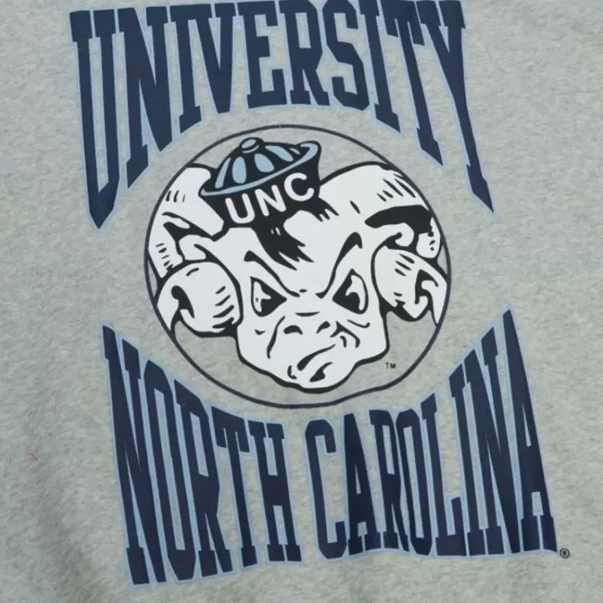 Mitchell & Ness Hoodies & Sweatshirts-Women'S Logo Lightweight Crew 3.0 University Of North Carolina