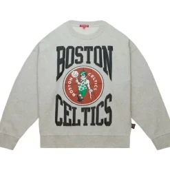 Mitchell & Ness Hoodies & Sweatshirts-Women'S Logo Lt Crew 3.0 Boston Celtics