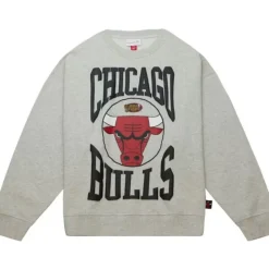 Mitchell & Ness Hoodies & Sweatshirts-Women'S Logo Lt Crew 3.0 Chicago Bulls