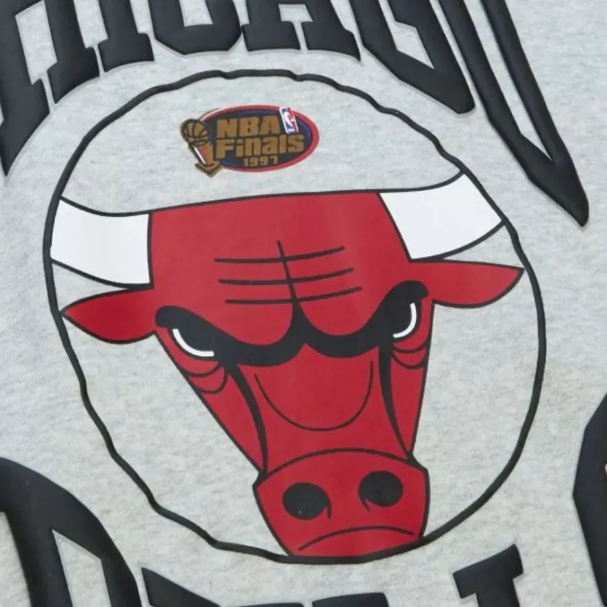 Mitchell & Ness Hoodies & Sweatshirts-Women'S Logo Lt Crew 3.0 Chicago Bulls