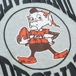 Mitchell & Ness Hoodies & Sweatshirts-Women'S Logo Lt Crew 3.0 Cleveland Browns