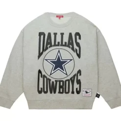 Mitchell & Ness Hoodies & Sweatshirts-Women'S Logo Lt Crew 3.0 Dallas Cowboys