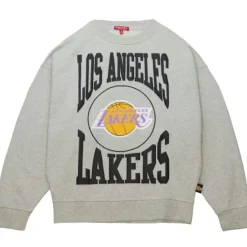 Mitchell & Ness Hoodies & Sweatshirts-Women'S Logo Lt Crew 3.0 Los Angeles Lakers
