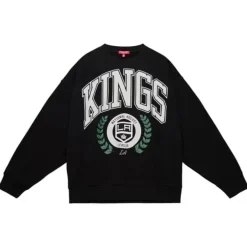 Mitchell & Ness Hoodies & Sweatshirts-Womens Logo Lt Crew 2.0 Los Angeles Kings