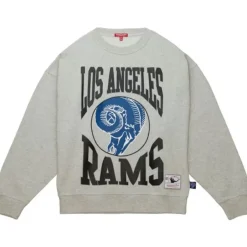 Mitchell & Ness Hoodies & Sweatshirts-Women'S Logo Lt Crew 3.0 Los Angeles Rams