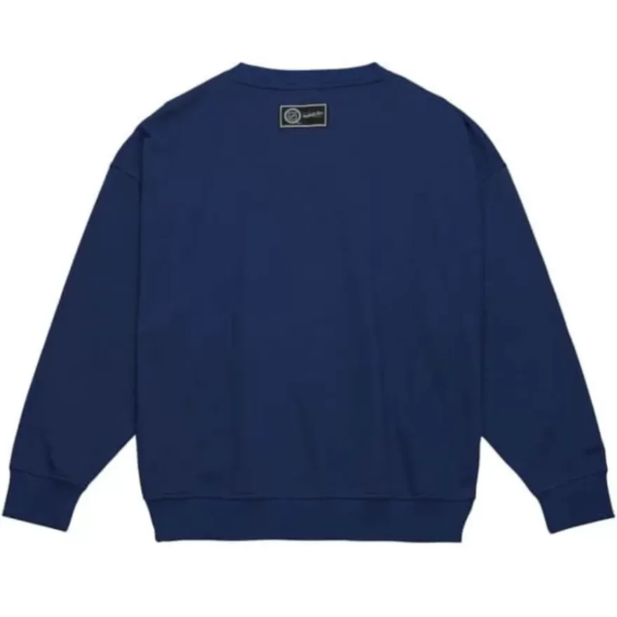 Mitchell & Ness Hoodies & Sweatshirts-Womens Logo Lt Crew 2.0 New York Rangers