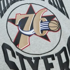 Mitchell & Ness Hoodies & Sweatshirts-Women'S Logo Lt Crew 3.0 Philadelphia 76Ers