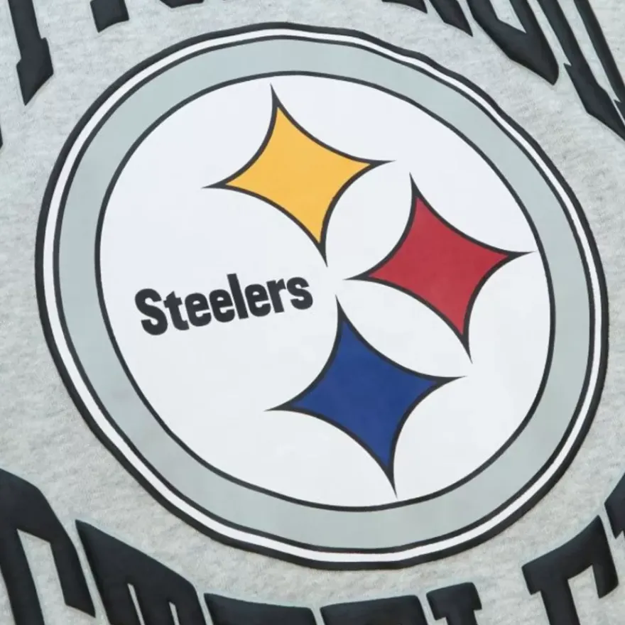 Mitchell & Ness Hoodies & Sweatshirts-Women'S Logo Lt Crew 3.0 Pittsburgh Steelers