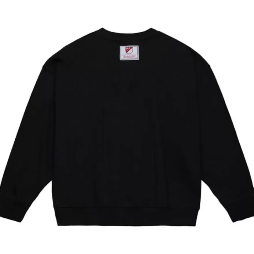 Mitchell & Ness Hoodies & Sweatshirts-Womens Logo Lt Crew 2.0 Seattle Sounders Fc