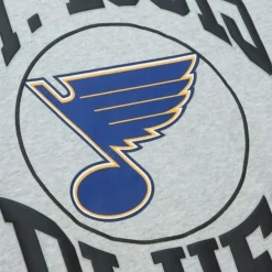 Mitchell & Ness Hoodies & Sweatshirts-Women'S Logo Lt Crew 3.0 St. Louis Blues