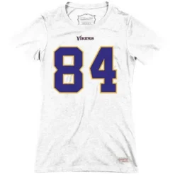 Mitchell & Ness T-Shirts & Tops-Womens Name & Number Tee Minnesota Vikings Randy Moss