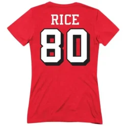 Mitchell & Ness T-Shirts & Tops-Womens Name & Number Tee San Francisco 49Ers Jerry Rice