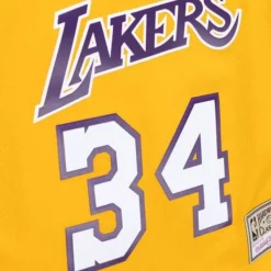 Mitchell & Ness T-Shirts & Tops-Womens N&N Crop Tank Los Angeles Lakers 1999 Shaquille O'Neal